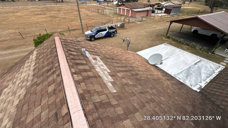completed roofing project in Dade City FL