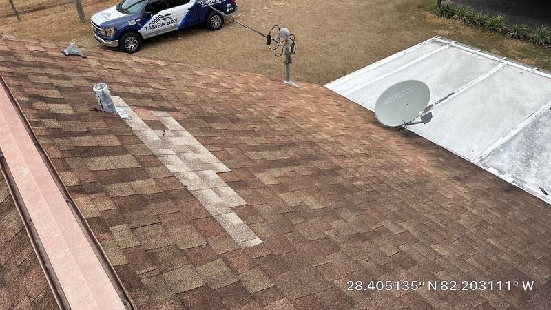 roofing project near Powerline Rd in Dade City