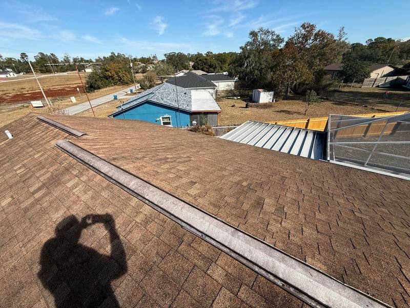 residential shingle roof replacement by Hloska Roofing in Spring Hill