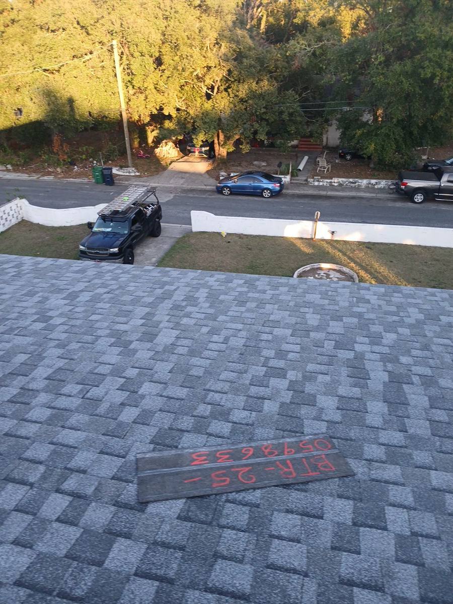 shingle roof replacement in Tampa, Florida