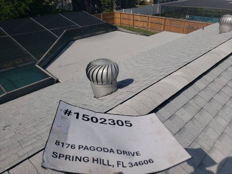 roofing project near Pagoda Dr in Spring Hill