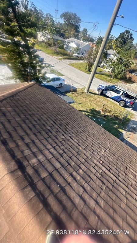 roofing project near Hemlock St in Tampa