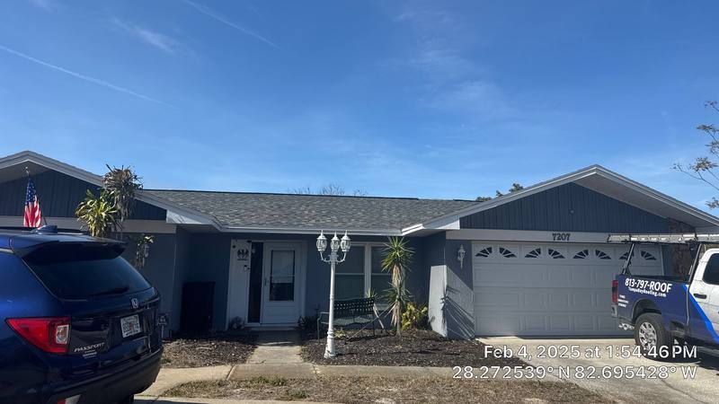 residential roof repair by Hloska Roofing in New Port Richey