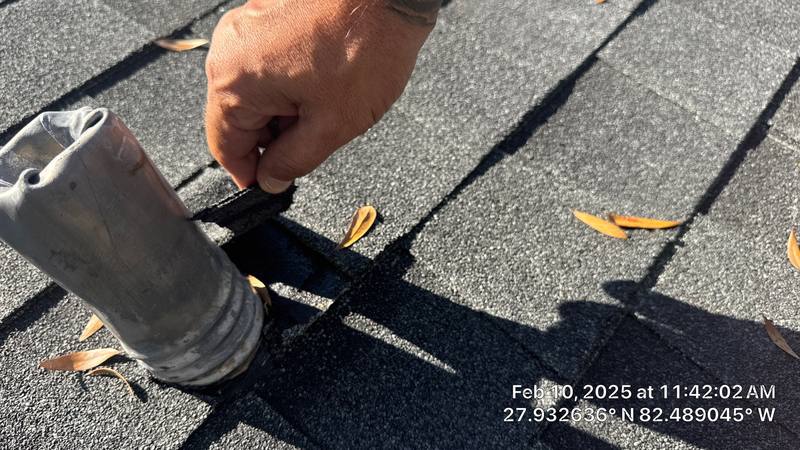 roofing project near W Watrous Ave in Tampa