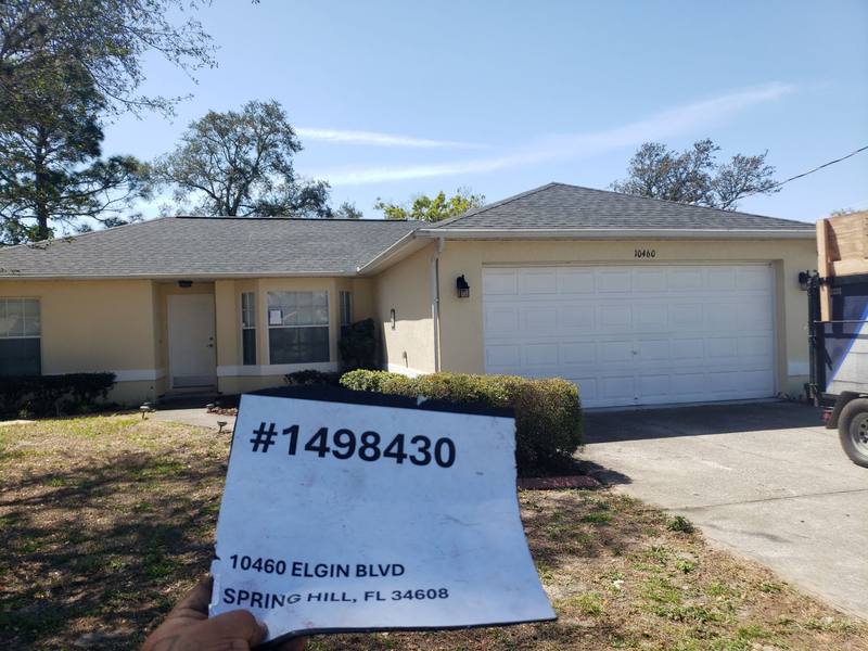 roofing project near Elgin Blvd in Spring Hill