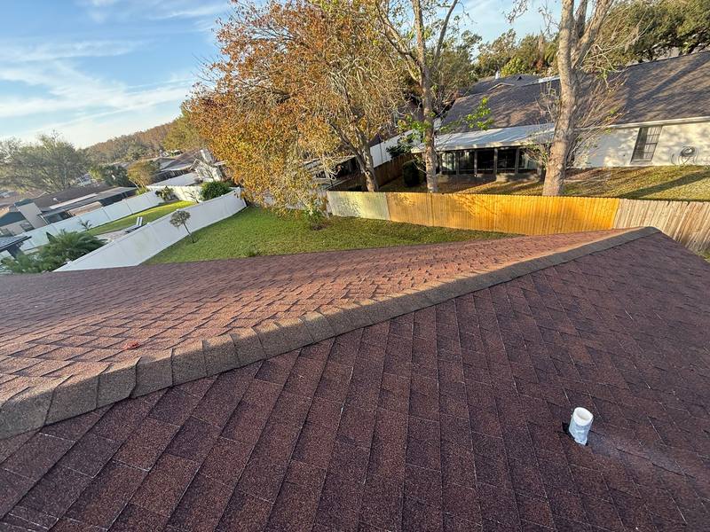 residential shingle roof replacement by Hloska Roofing in Tampa