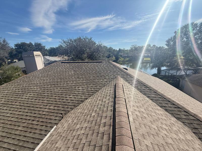 residential shingle roof replacement by Hloska Roofing in Lutz