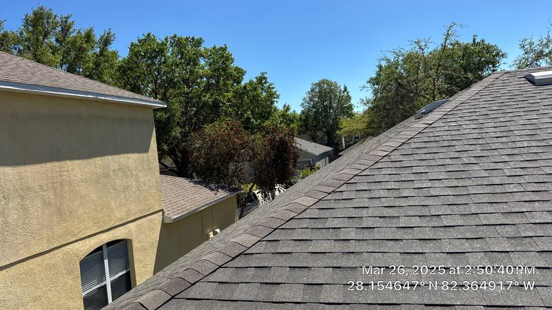 completed roofing project in Tampa FL