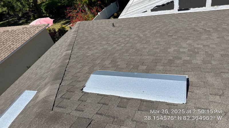 roofing project near Wood Sage Dr in Tampa