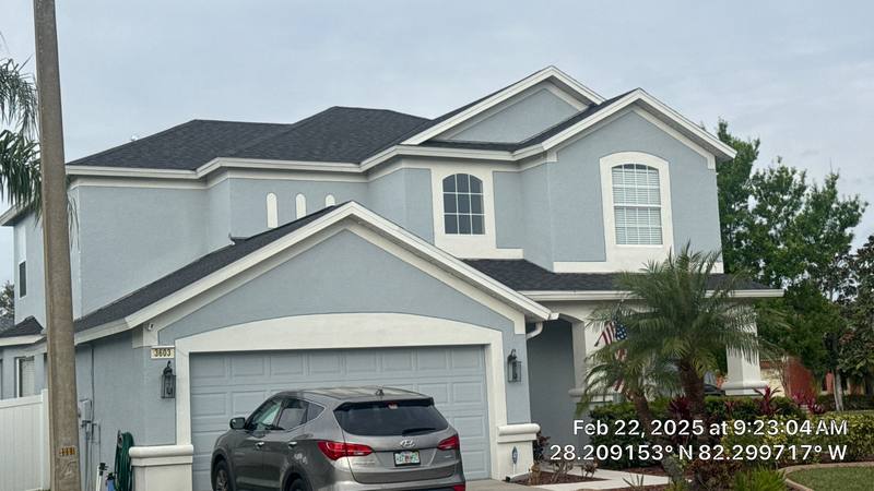 roofing project near Juneberry Dr in Wesley Chapel