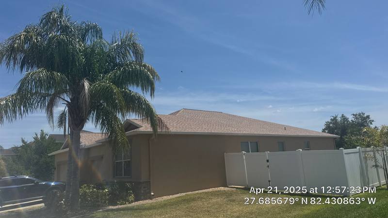 roofing project near Cumberland Cliff Dr in Ruskin