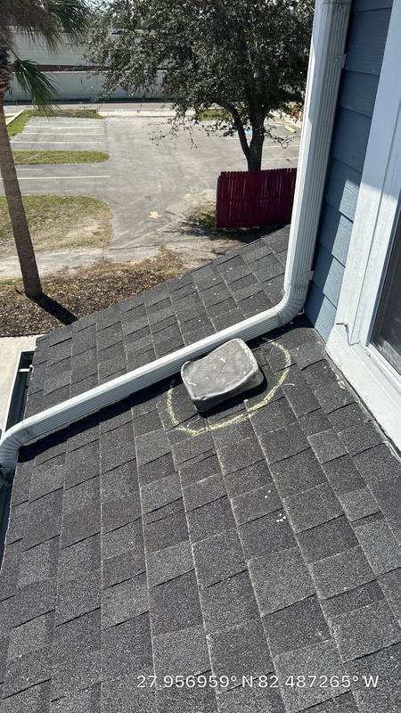 roofing project near W Main St in Tampa
