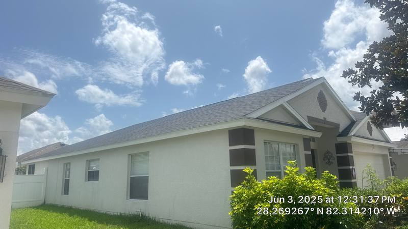 completed roofing project in Wesley Chapel FL