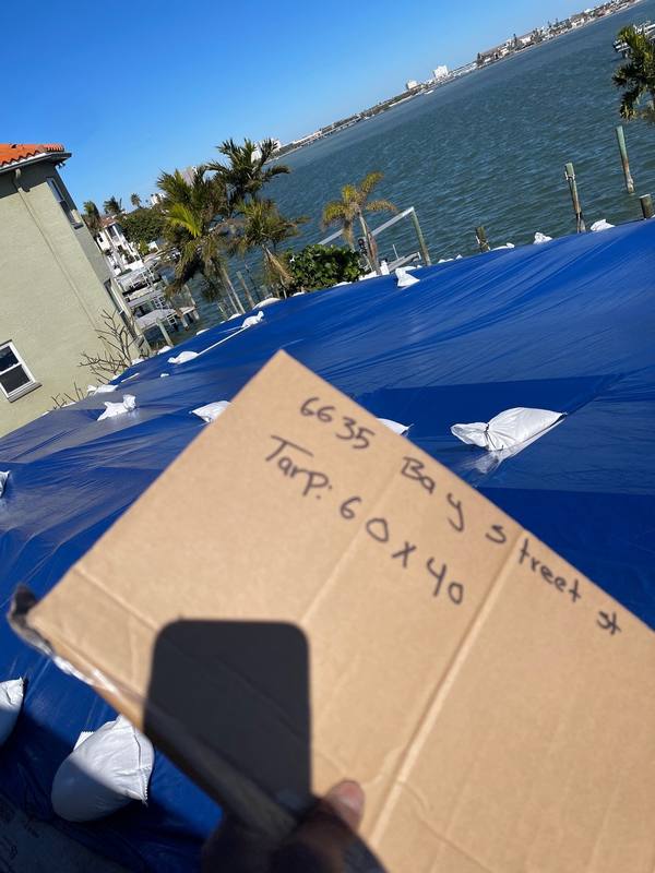 completed roofing project in St Pete Beach FL