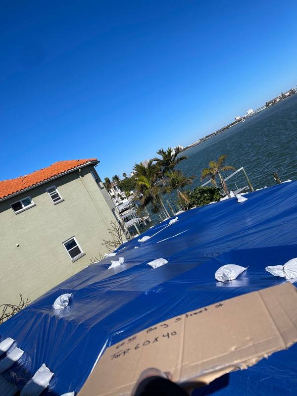 roofing project near Bay St in St Pete Beach