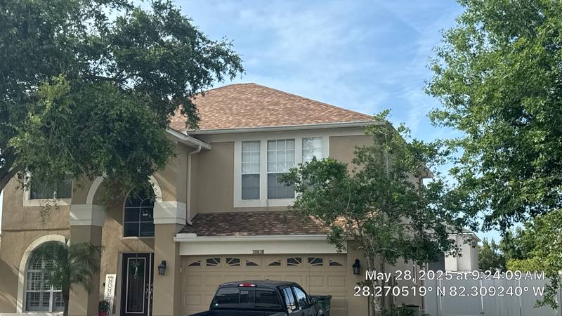 completed roofing project in Wesley Chapel FL