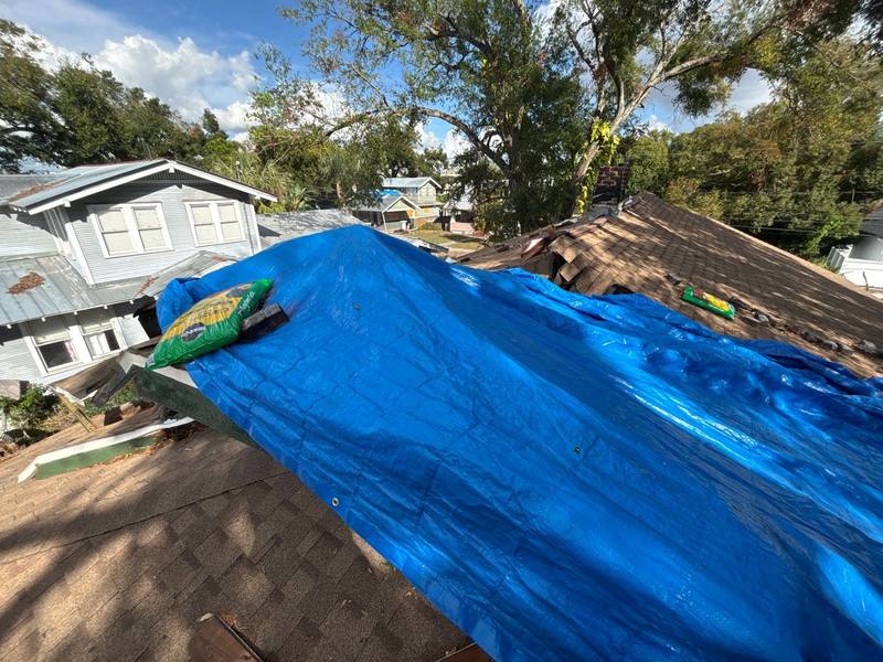 residential roof repair by Hloska Roofing in Tampa