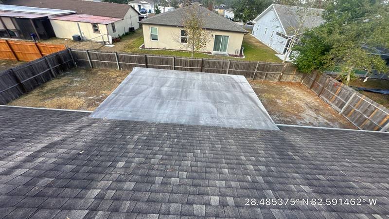 completed roofing project in Spring Hill FL