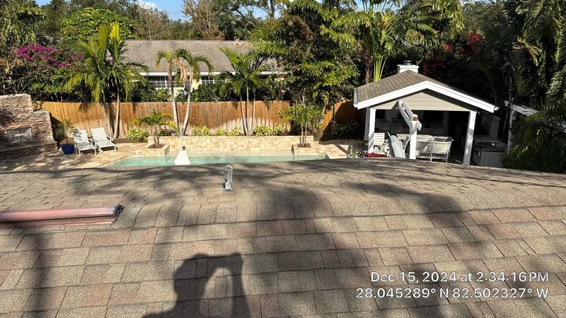 completed roofing project in Tampa FL