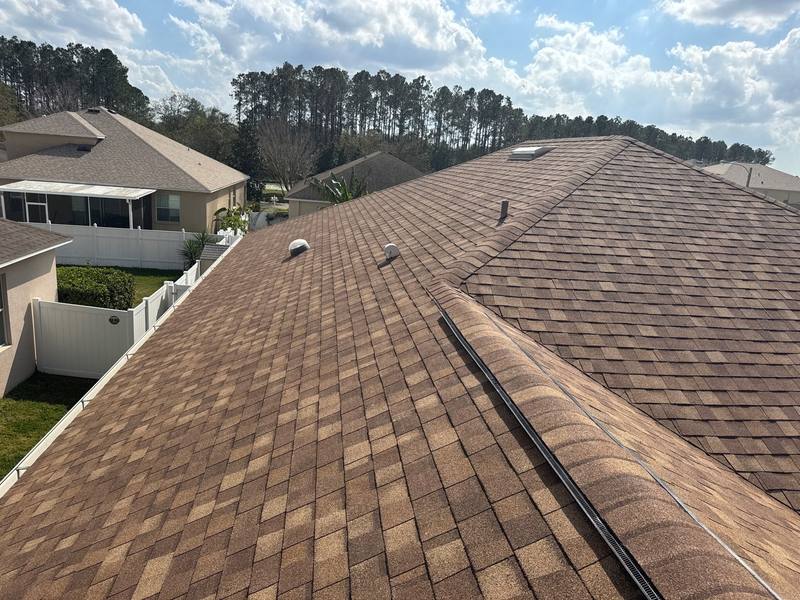 completed roofing project in Wesley Chapel FL