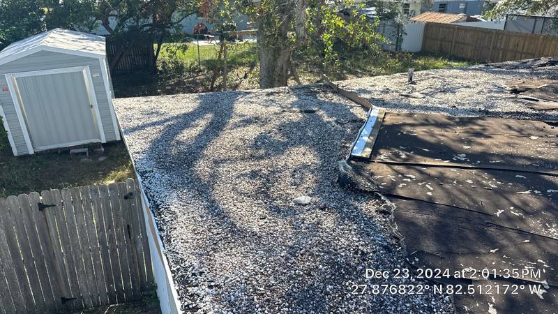 roofing project near W Marietta St in Tampa