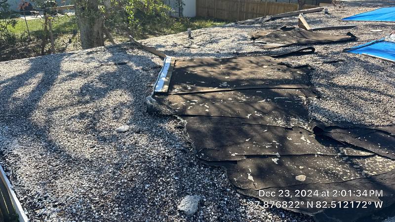 roofing project near W Marietta St in Tampa