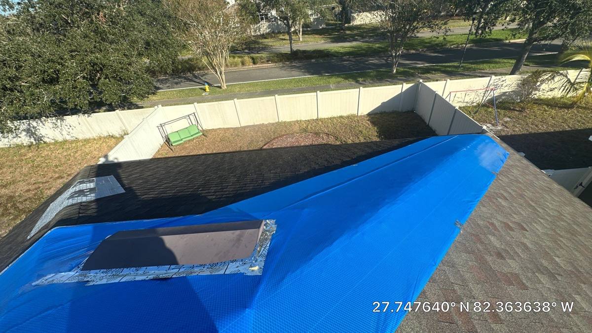 shingle roof replacement in Ruskin, Florida