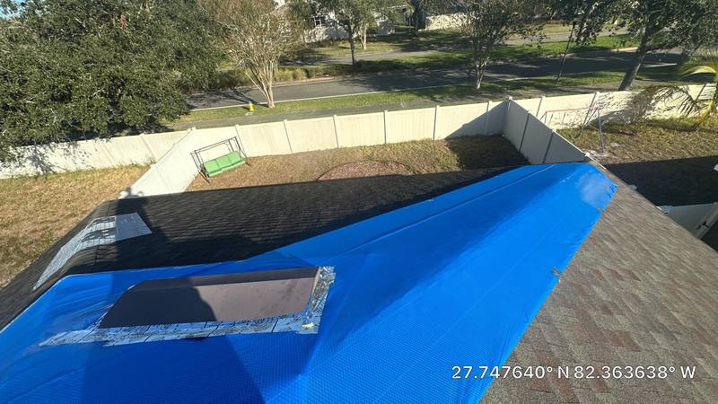 completed roofing project in Ruskin FL