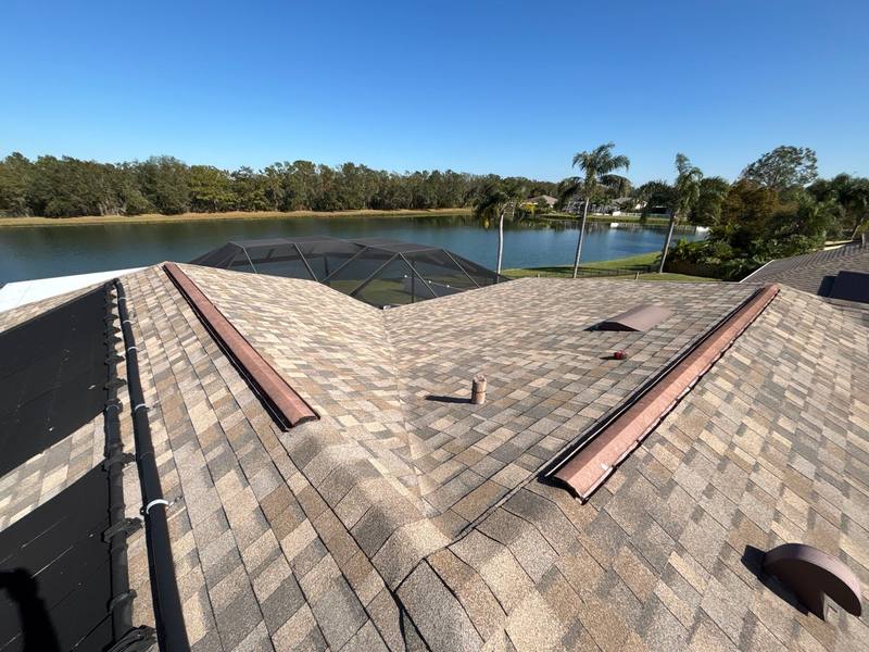 residential roof repair by Hloska Roofing in Riverview