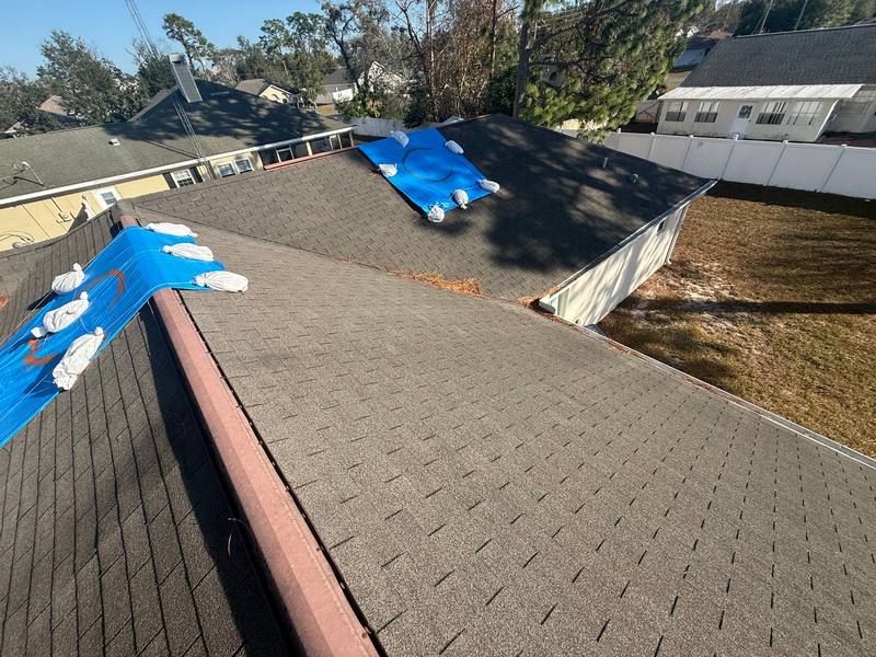 completed roofing project in Spring Hill FL