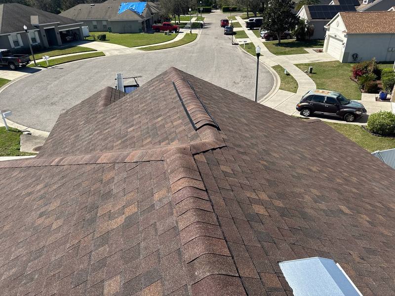 completed roofing project in Zephyrhills FL