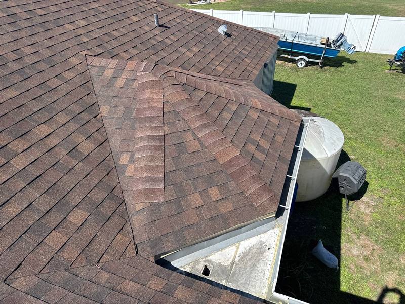 completed roofing project in Zephyrhills FL