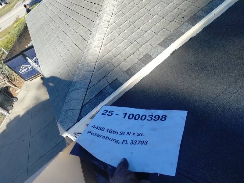 residential roof replacement by Hloska Roofing in St. Petersburg