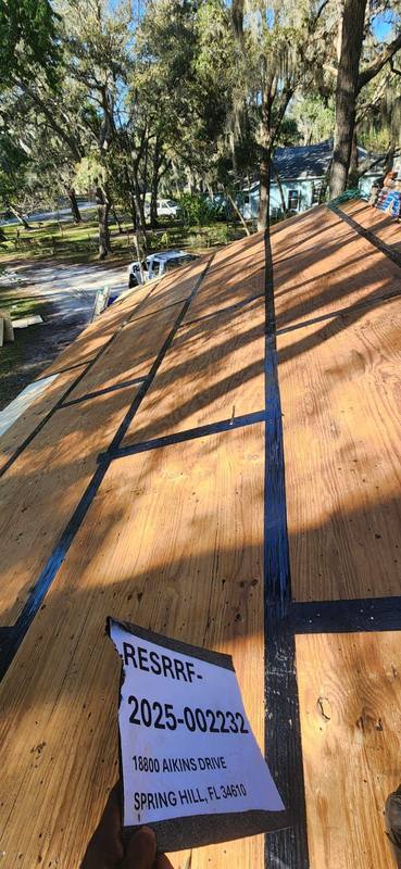 roofing project near Akins Dr in Spring Hill