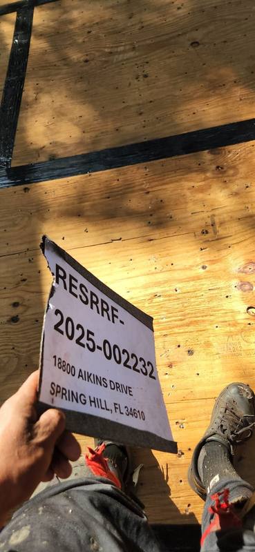 residential shingle roof replacement by Hloska Roofing in Spring Hill
