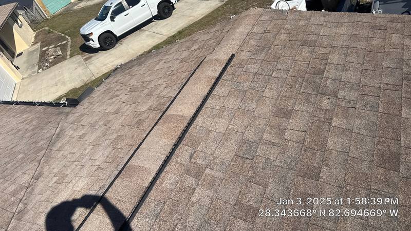 completed roofing project in Hudson FL