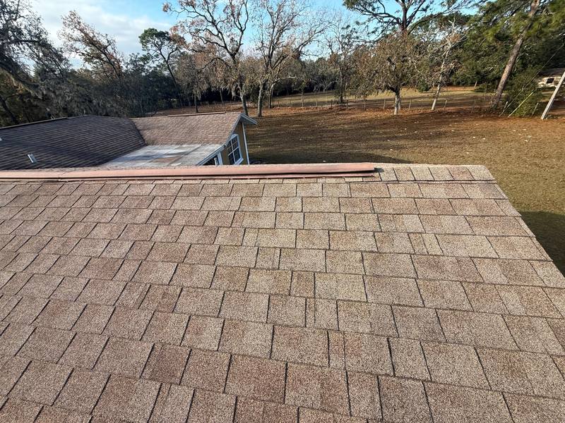 completed roofing project in Spring Hill FL