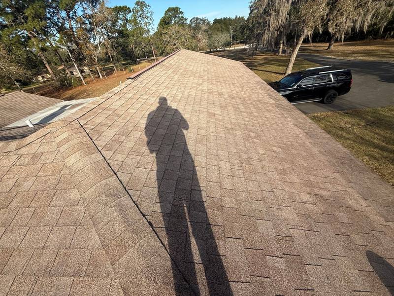 residential shingle roof replacement by Hloska Roofing in Spring Hill