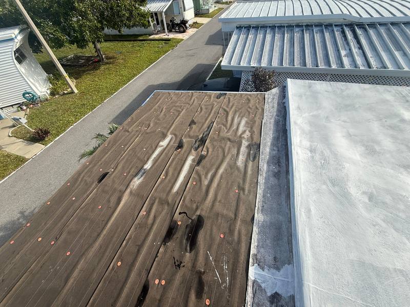 completed roofing project in St. Petersburg FL