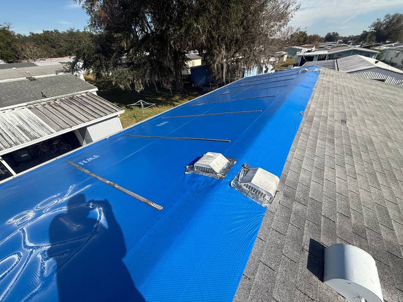 roofing project near Pond Hollow St in Wesley Chapel