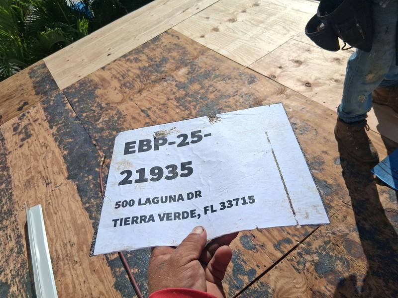 residential roof replacement by Hloska Roofing in St. Petersburg
