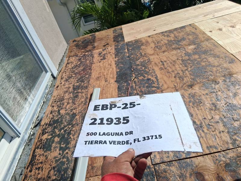 roofing project near Laguna Dr in St. Petersburg