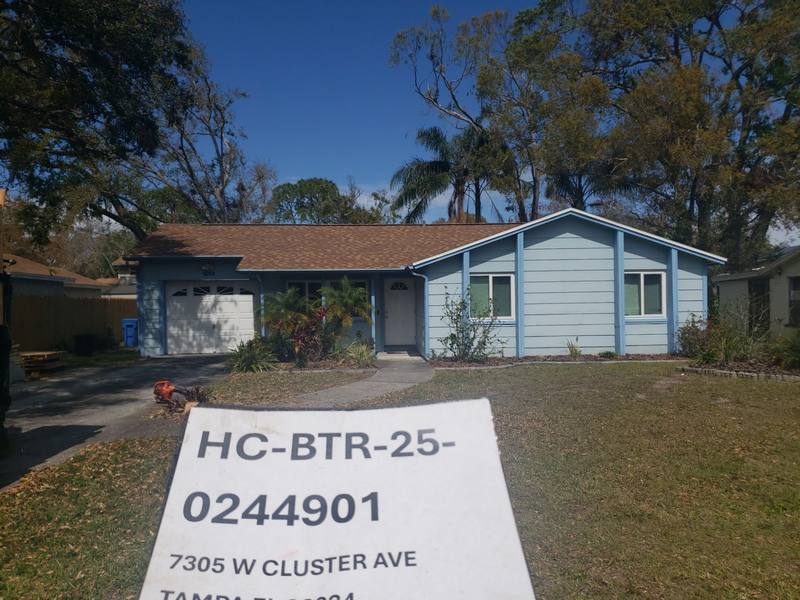 residential shingle roof replacement by Hloska Roofing in Tampa