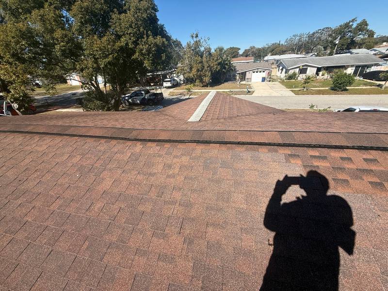 completed roofing project in Holiday FL