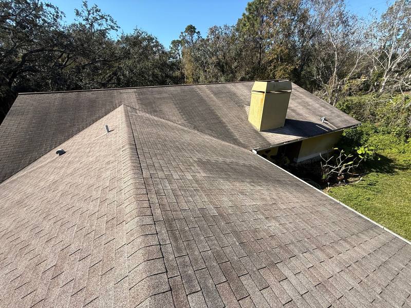 completed roofing project in New Port Richey FL