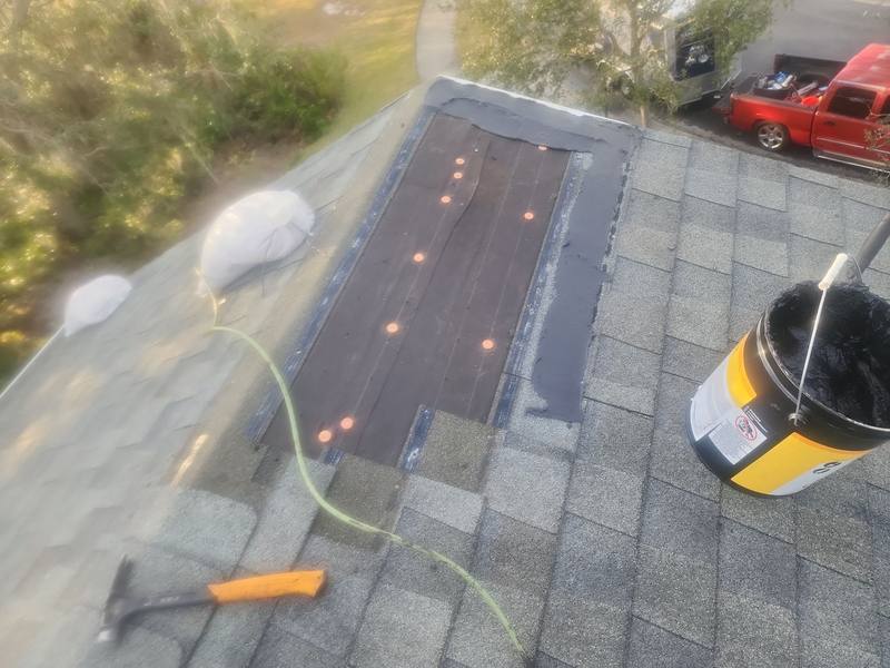 residential roof repair by Hloska Roofing in Wesley Chapel
