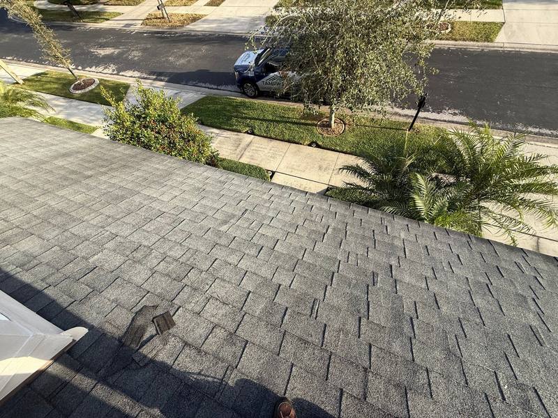 roofing project near Harmony Oaks Dr in Wesley Chapel