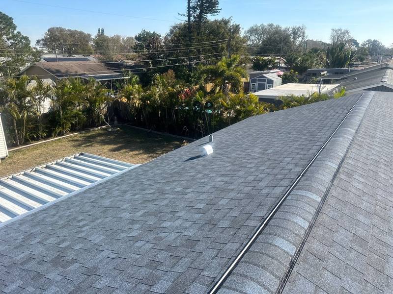 residential shingle roof replacement by Hloska Roofing in St. Petersburg
