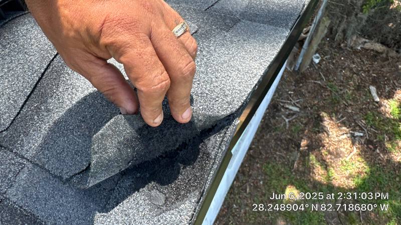 completed roofing project in New Port Richey FL
