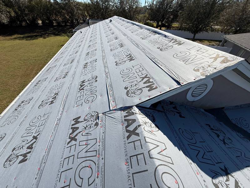 completed roofing project in Wesley Chapel FL